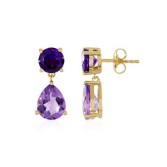 Amethyst-Silberohrringe