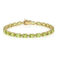 Peridot-Silberarmband