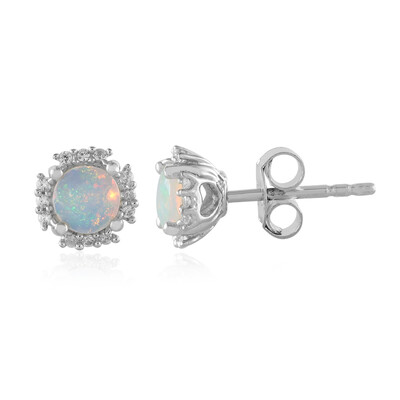 Welo-Opal-Silberohrringe