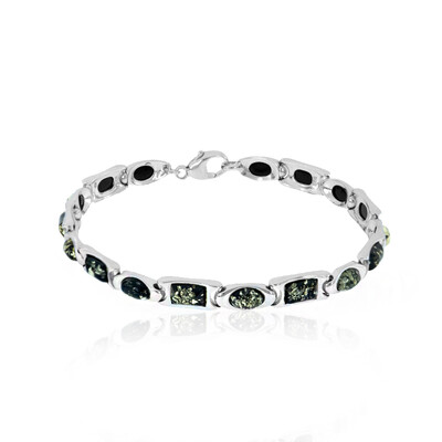 Baltischer Bernstein-Silberarmband (dagen)