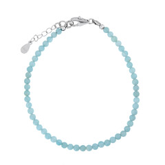 Amazonit-Silberarmband