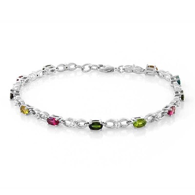 Turmalin-Silberarmband