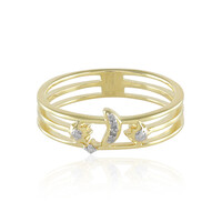 I2 (I) Diamant-Silberring