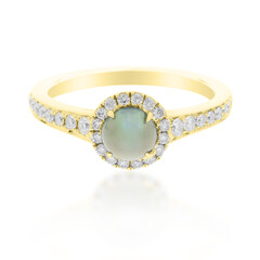 Alexandrit-Katzenauge-Goldring (CIRARI)