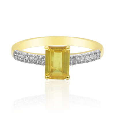 Ban Ka Cha-Gelber Saphir-Goldring
