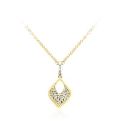 Lupenreiner (F) Brillant-Goldhalskette (LUCENT DIAMONDS)