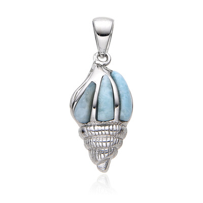 Larimar-Silberanhänger