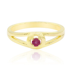 Roter Beryll-Goldring