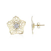 I1 (I) Diamant-Goldohrringe (Ornaments by de Melo)