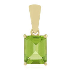 Arizona-Peridot-Goldanhänger