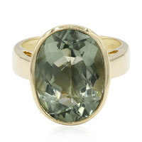 Esperanza-Grüner Amethyst-Silberring