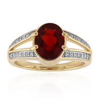 Roter Tibetanit-Goldring