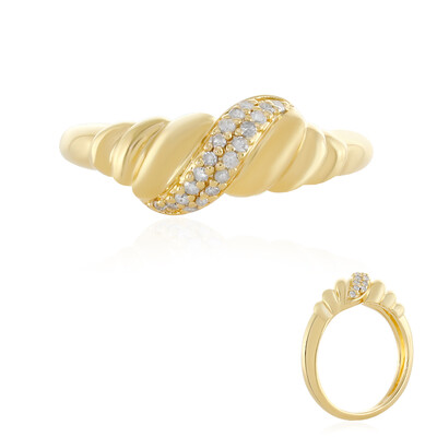 I4 (J) Diamant-Silberring