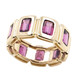 Magenta-Granat-Goldring (de Melo)