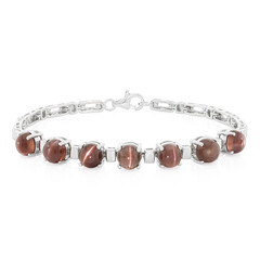 Skapolith-Katzenauge-Silberarmband
