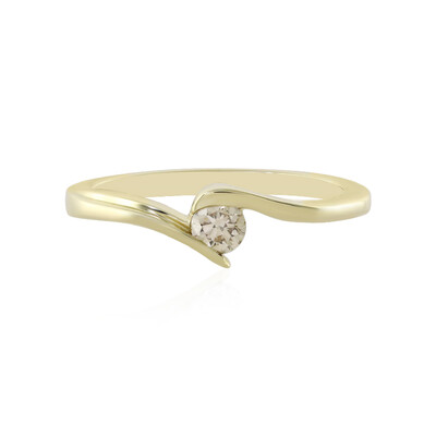 VS2 Schokoladen-Brillant-Goldring
