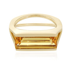 Gelber Beryll-Goldring (de Melo)