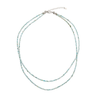 Larimar-Silberhalskette