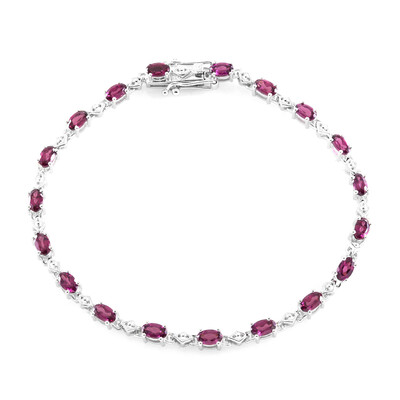 Rhodolith-Silberarmband