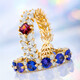 Roter Burmesischer Spinell-Goldring (de Melo)