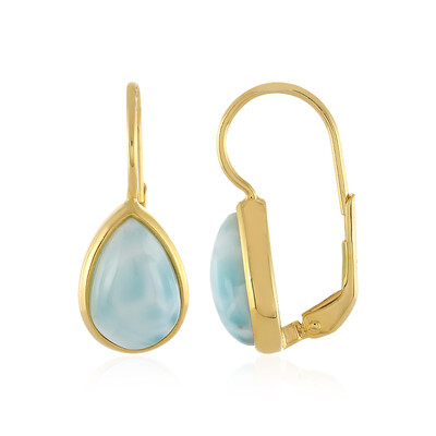 Larimar-Silberohrringe (MONOSONO COLLECTION)