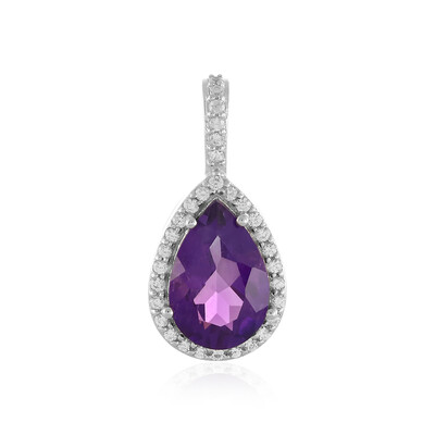 Sibirischer Amethyst-Silberanhänger