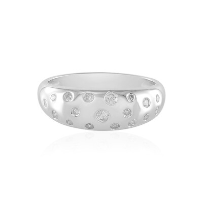 I2 (J) Brillant-Silberring