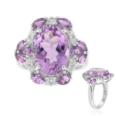 Bolivianischer Amethyst-Silberring