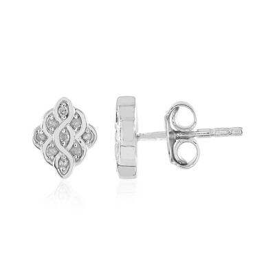 I2 (I) Diamant-Silberohrringe