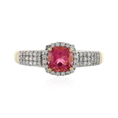 Pinkfarbener Turmalin-Goldring (Adela Gold)