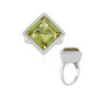 Limonen-Quarz-Silberring (MONOSONO COLLECTION)
