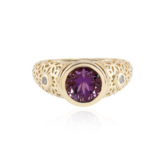 Uruguay-Amethyst-Goldring (Ornaments by de Melo)
