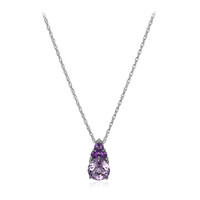 Amethyst-Silberhalskette