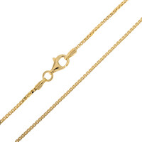 Silber-Veneziakette - 5,6 g - 50 cm - vergoldet