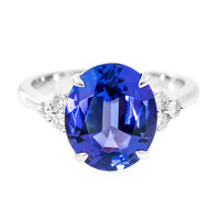 AAA-Tansanit-Goldring (CIRARI)