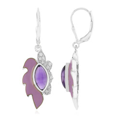Amethyst-Silberohrringe