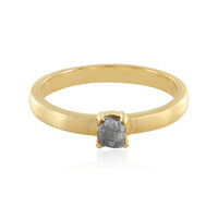 Silberfarbener Diamant-Silberring