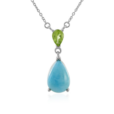 Larimar-Silbercollier