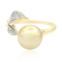 Goldene Südseeperlen-Goldring (TPC)