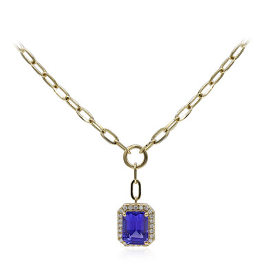 AAA-Tansanit-Goldcollier (CIRARI)