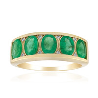 Sambia-Smaragd-Goldring