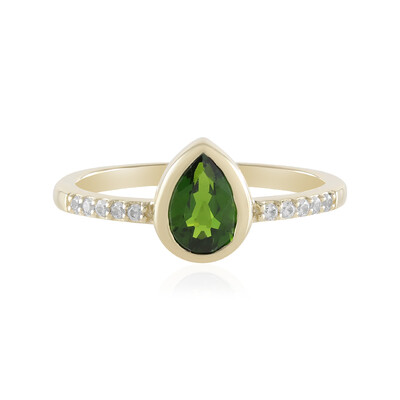 Russischer Diopsid-Goldring