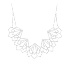 Zirkon-Silbercollier