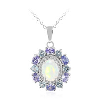 Welo-Opal-Silberhalskette