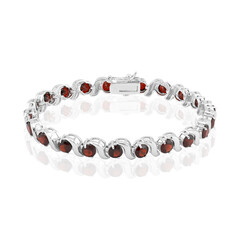 Granat-Silberarmband