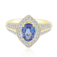 Blauer Ceylon-Saphir-Goldring