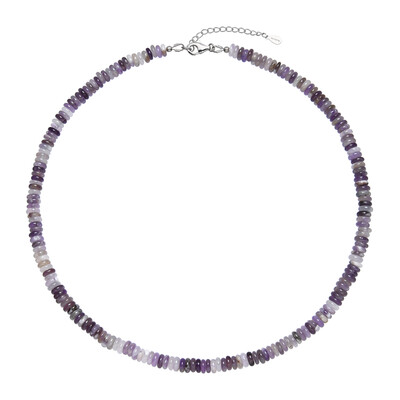 Amethyst-Silberhalskette