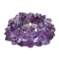 Amethyst-Teelichtkranz (Lapis Vitalis)