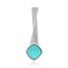 Äthiopischer Blauer Opal-Silberanhänger