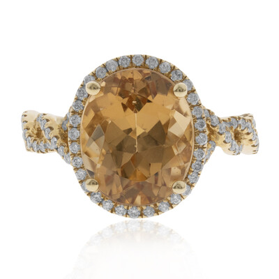 Goldener Beryll-Goldring (CIRARI)